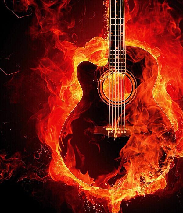 burning-guitar